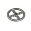 Hand wheel Type: 421MN Aluminium 125mm Square dimensions: 12mm